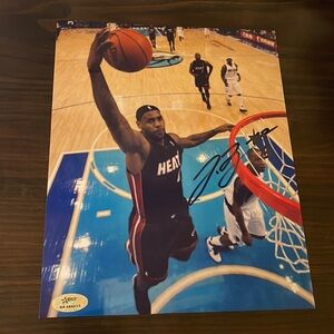 LeBron James autograph